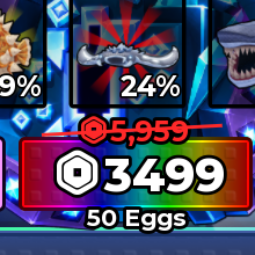 Steal an Egg | luminous egg x50 instant | 3499 Robux
