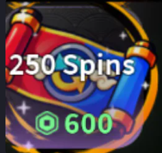 250 Spins