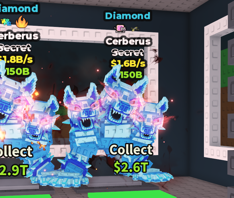 🍔NO TACO🍔 DIAMOND Cerberus 💵 1.6B/s 💵 Nyan + Explosive Traits ⭐ YOU GET THE ONE IN PICTURE ✅ 500+ Orders ✅ TOP SELLER ✅ GamerTagz
