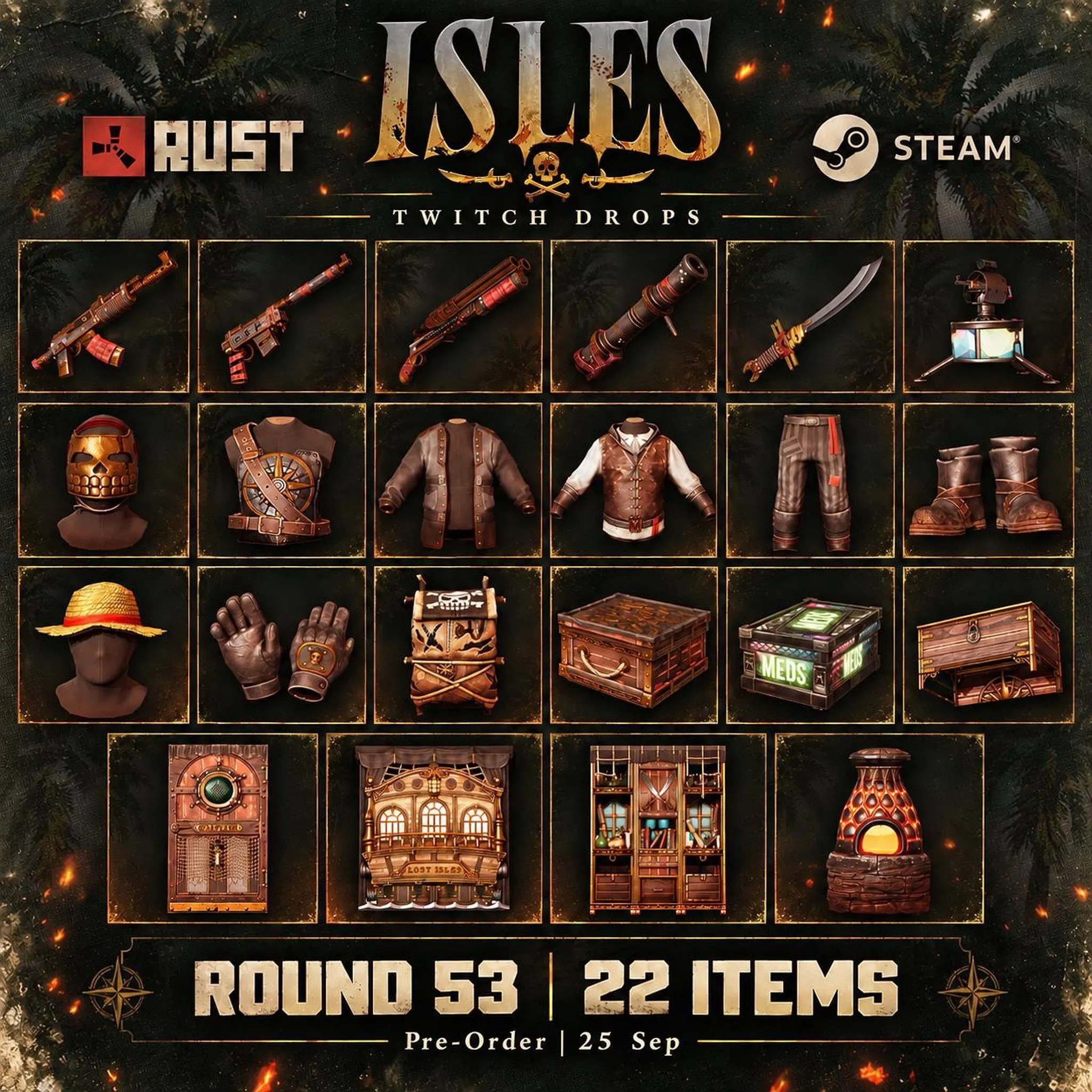 [Rust] Round 53 Twitch Drop