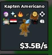 BS11962 Capitano Americano 12 Trait Clean Cheap Gold 3.5B/s