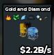 BS11970 Gold and Diamond Clean Traits 2.2B/s