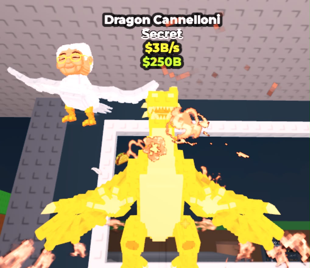 BS11976 Dragon Cannelloni Gold 3B/s