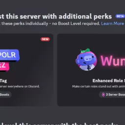 Guild Tag Server Ownership | With 20x Server Boost For 1 Month