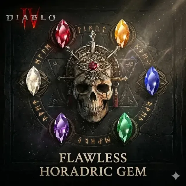 S15 Flawless Horadric gem 🟣 Amethyst 🟡 Topaz 🔵 Sapphire ⚪ Diamond 🟢 Emerald 🔴 Ruby 💀 Skull
