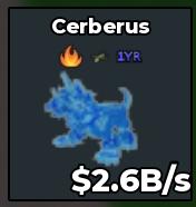 BS12003 Cerberus 1Year Traits Diamond 2.6B/s