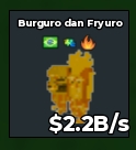 BS12018 Burguro and Fryuro Gold 2.2B/s