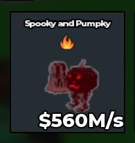 BS12026 Spooky and Pumpky VERY RARE WITH FIRE TRAIT Bloodrot 560M/s