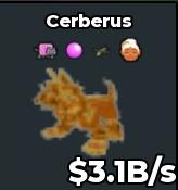 BS12027 Cerberus With Granny Trait Rare Gold 3.1B/s