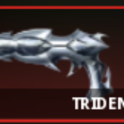 WHITE TRIDENT GUN