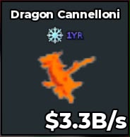 BS12034 Dragon Cannelloni With 1yr Traits Lava 3.3B/s