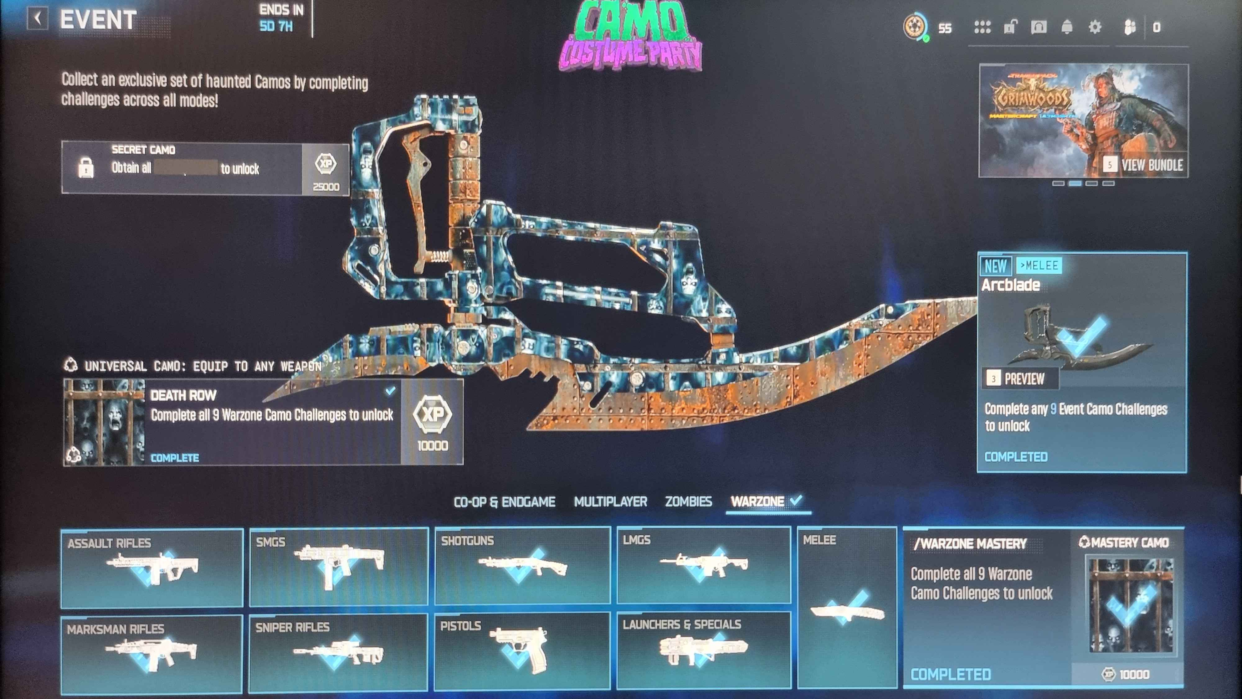 🎃Warzone Costume Party Event Camo Grind🔥Fully Legit