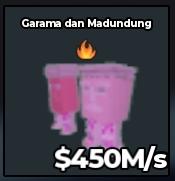 BS12073 Garama and Madundung Fire Trait Candy 450M/s