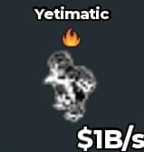 BS12095 Yetimatic Rare And Very Cool Yin Yang 1B/s