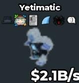 BS12113 Yetimatic With 6 Trait Rare And Very Cool 2.1B/s