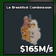 BS12116 La Breakfast Combinasion 165M/s
