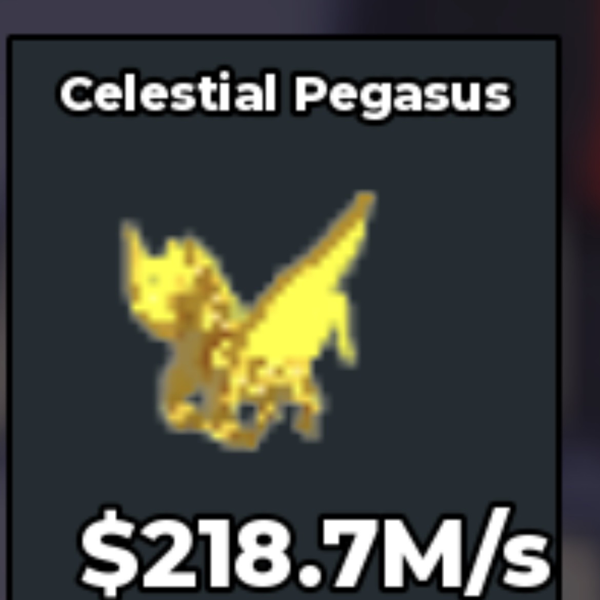 BS12127 Celestial Pegasus Gold 218.7M/s