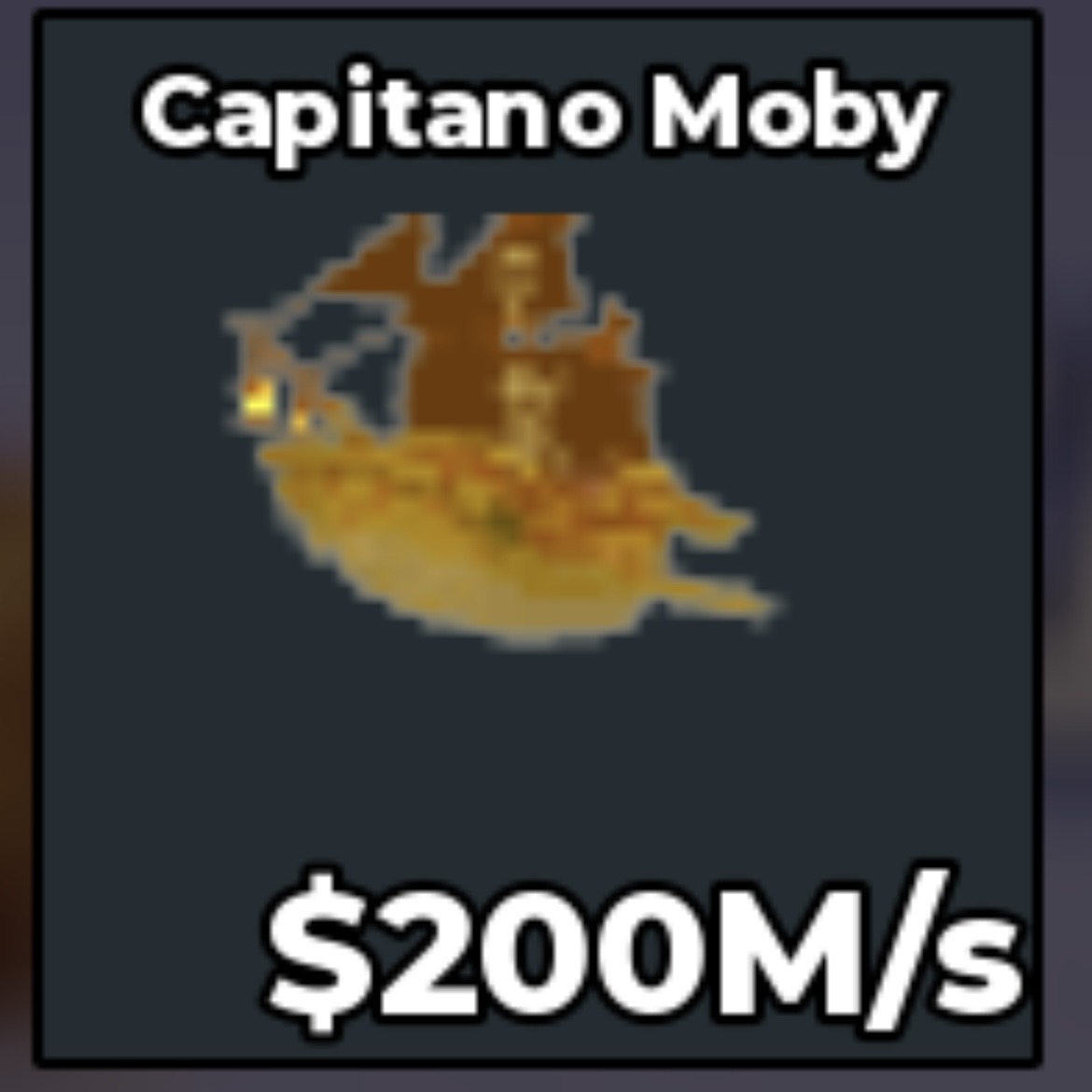 BS12129 Capitano Moby Gold 200M/s