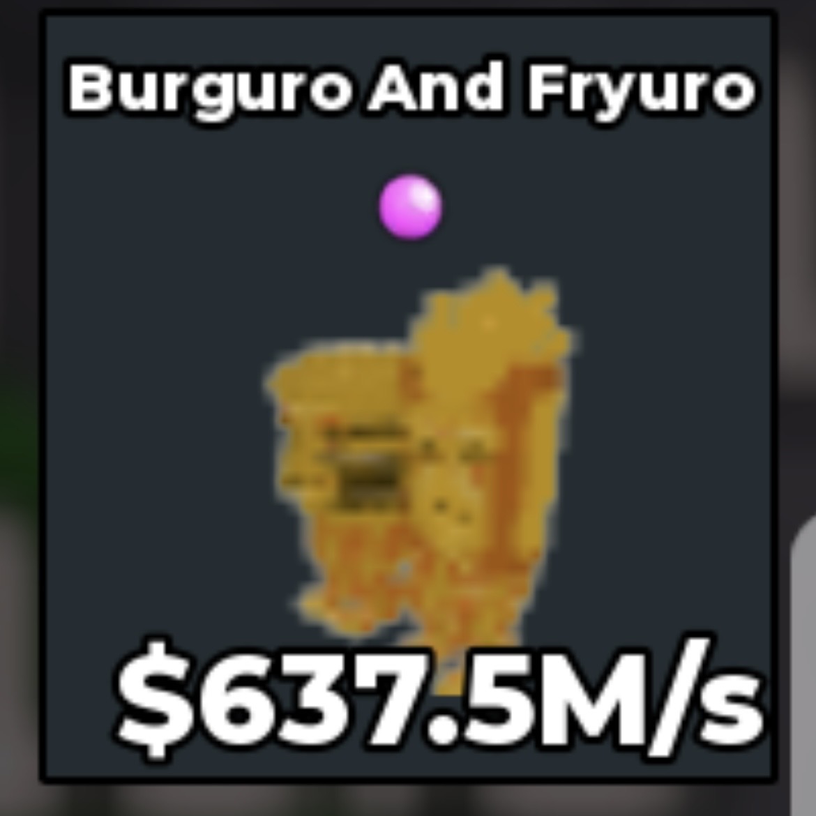 BS12130 burgoro Gold 637.5M/s