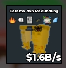 BS12153 Garama and Madundung Gold 1.6B/s