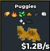 BS12157 Los Puggies Gold 1.2B/s | FAST DELIVERY