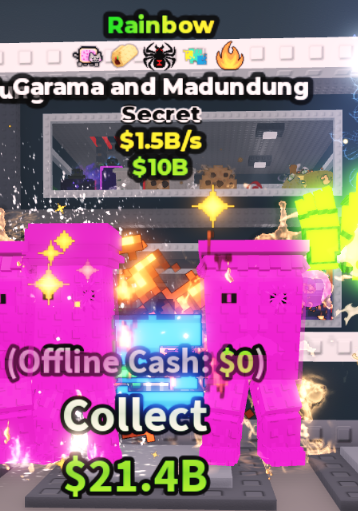 RAINBOW GARAMA AND MADUNDUNG 1.5B/S (TACO + 4 TRAITS) – STEAL A BRAINROT – FAST DELIVERY & TRUSTED #J9TK3M