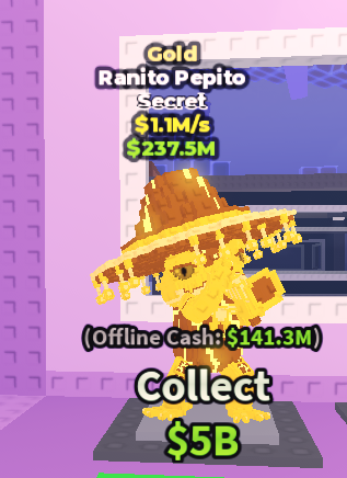 Ranito Pepito - ⭐Gold⭐ - Secret - 1.1M/s [🚀Fast Delivery]