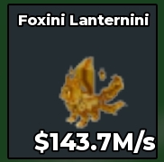 BS12189 Foxini Lanternini Lanterinin Gold 144M/s