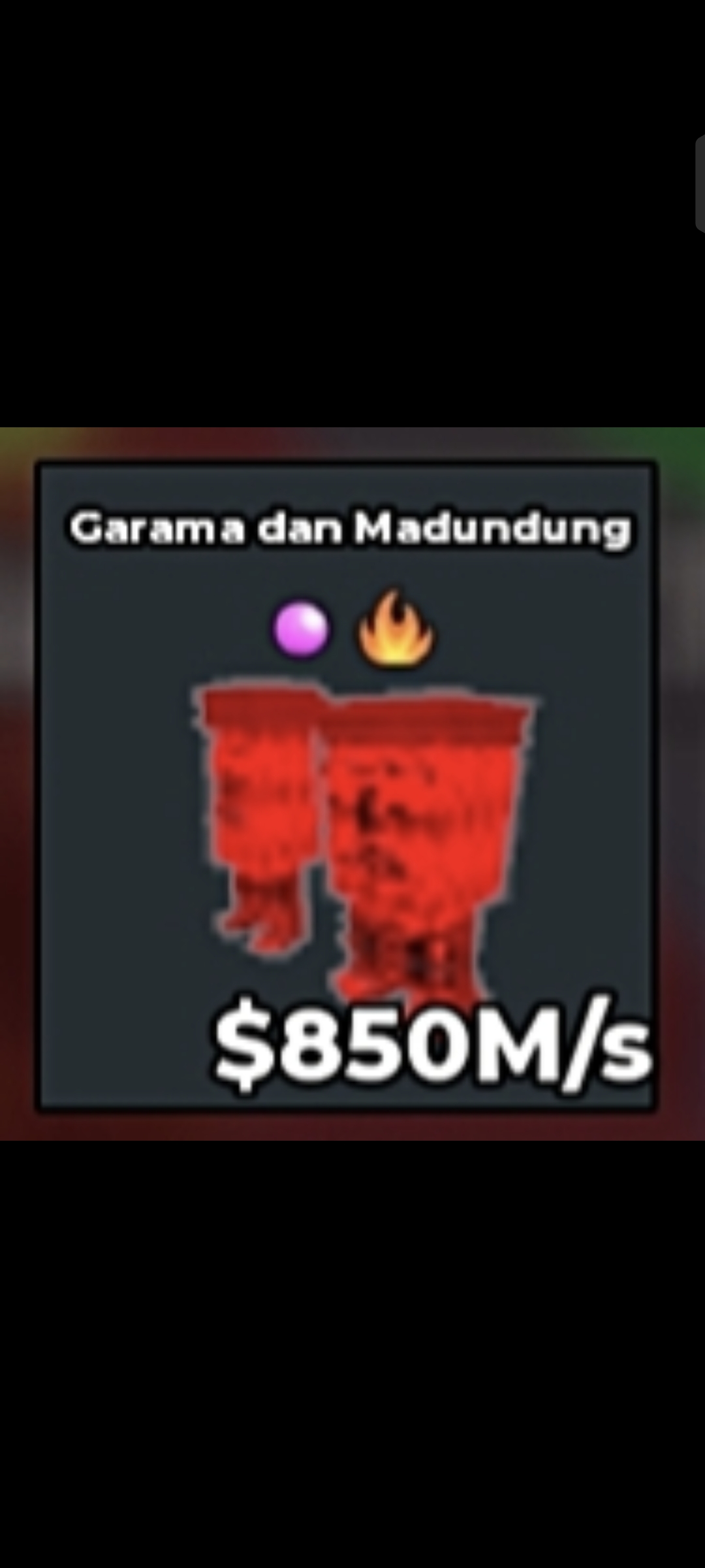 BS12244 Garama and Madundung Cursed 850M/s