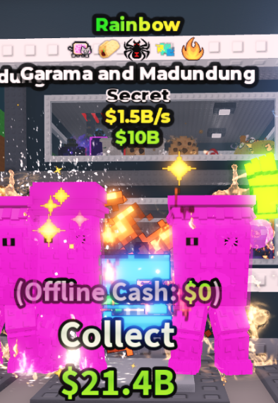 RAINBOW GARAMA AND MADUNDUNG 1.5B/S (TACO + 4 TRAITS) – STEAL A BRAINROT – FAST DELIVERY & TRUSTED #J9TK3M