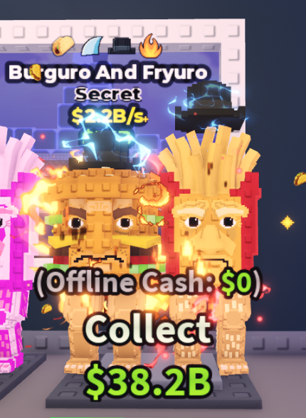 BURGURO AND FRYURO 2.2B/S (TACO + 3 TRAITS) – STEAL A BRAINROT – FAST DELIVERY & TRUSTED #A4NK8Z