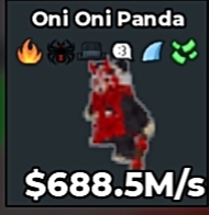 BS12302 Oni Oni Panda 688.5M/s
