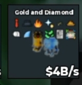 BS12310 Gold and Diamond 4B/s
