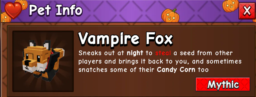 VAMPIRE FOX