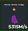BS12355 Money Money Puggy Rainbow 315M/s