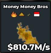 BS12515 Money Money Bros Gold 810.7M/s | FAST DELIVERY