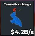 BS12516 Dragon Caneloni (crab) Rainbow 4.2B/s