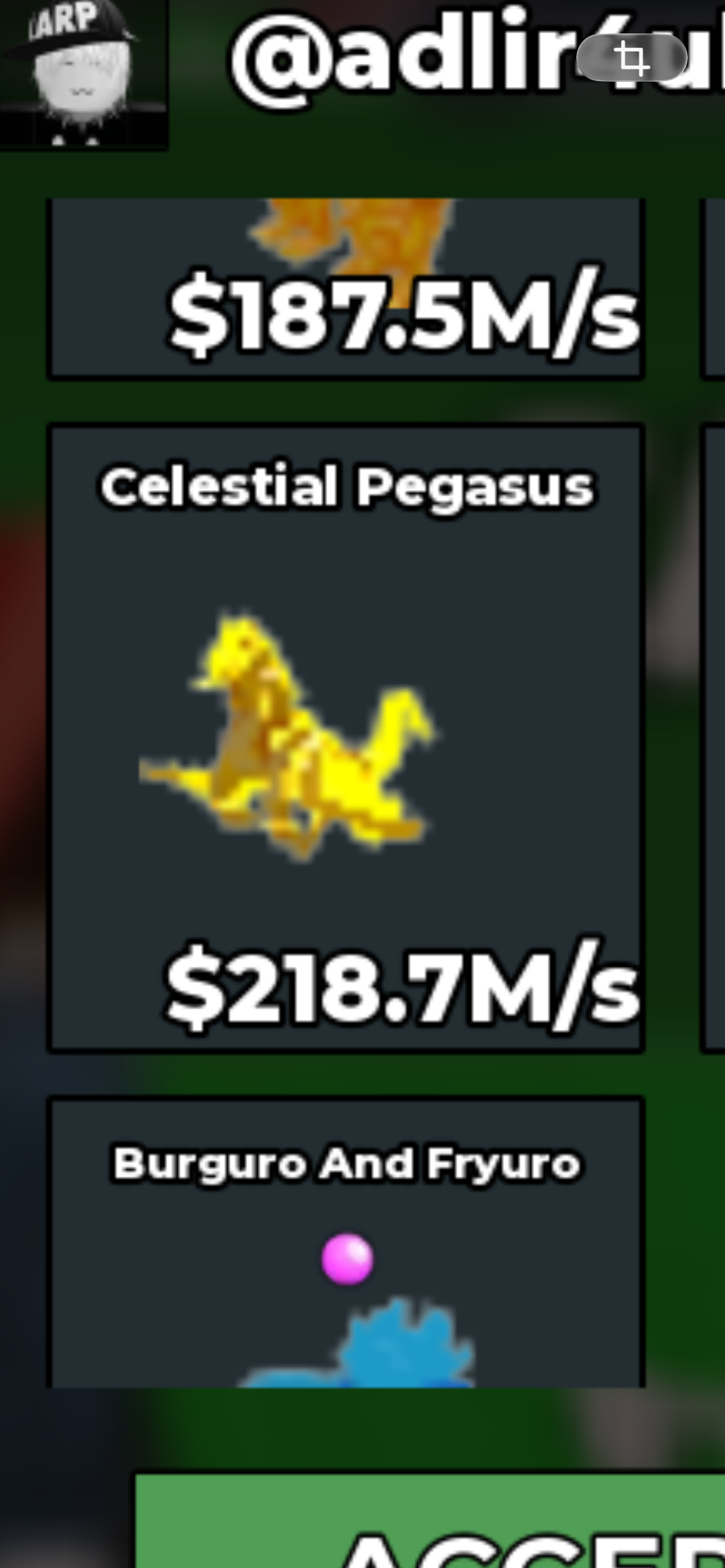 BS12544 Celestial Pegasus Gold 218.7M/s