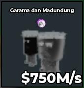 BS12552 Garama and Madundung Phantom 750M/s