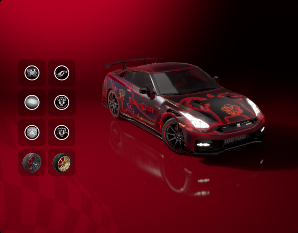 Fortnite Gifting: Nissan GT-R NISMO + Black Clover (2800 V-Bucks) | READ DESCRIPTION