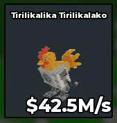 TIRILIKALIKA TIRILIKALAKO 42.5M/S