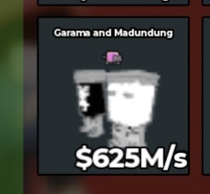 BS12597 Garama and Madundung Yin Yang 625M/s