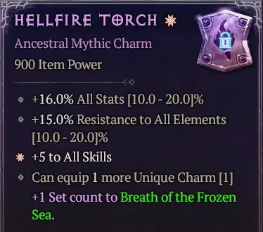 ✧・゚:*✧ Diablo 4 Hellfire Torch Sorc (+5 All Skills) ✧・゚:*✧ Hurry! ✧・゚:*✧