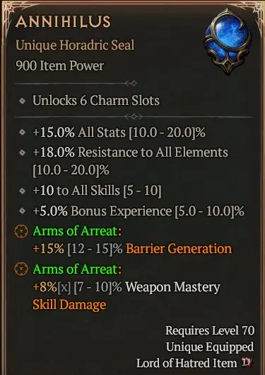 ✧・゚:*✧ Diablo 4 Items | Annihilus | +10 All Skills ✧・゚:*✧ Now Live ✧・゚:*✧