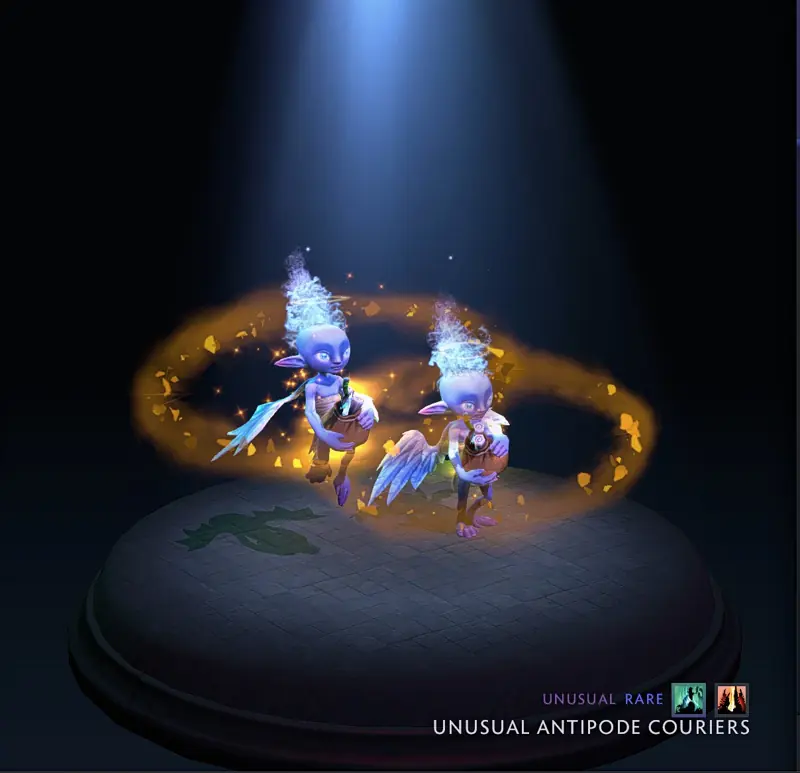 ✧・゚:*✧ Dota 2: Orbital Decay - Unusual Antipode Courier (Diretide Orange) ✧・゚:*✧ Hurry! ✧・゚:*✧