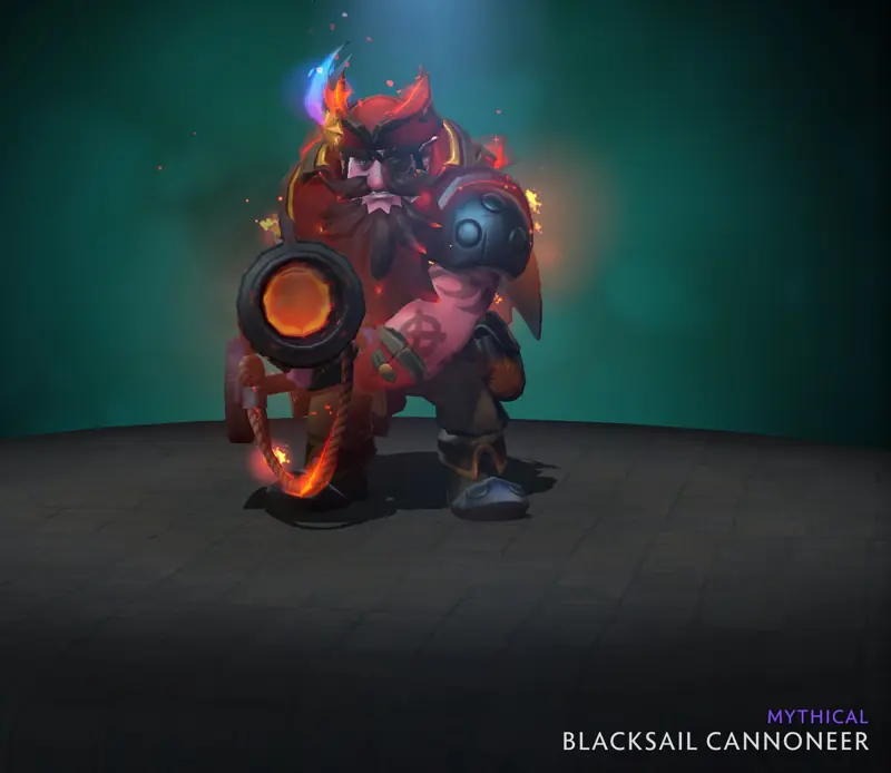 ✧・゚:*✧ Dota 2 Items: Blacksail Cannoneer Sniper Set (Mythical) ✧・゚:*✧ Hot Offer in Cold Season ✧・゚:*✧