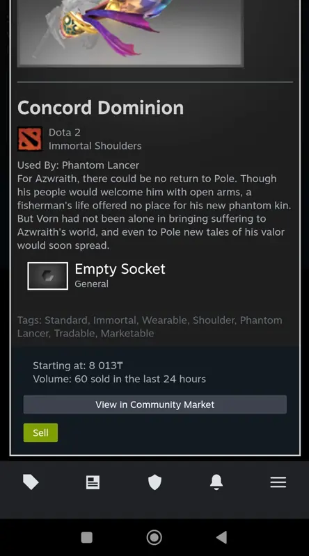 ✧･ﾟ:*✧ Dota 2 Items: Concord Dominion for Phantom Lancer ✧･ﾟ:*✧ Stock Is Vanishing! ✧･ﾟ:*✧