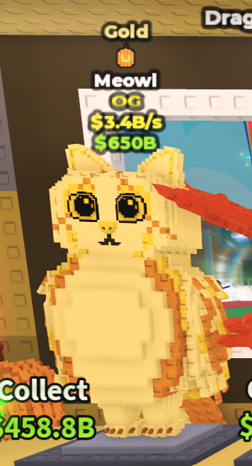 Gold Meowl > Pumpkin Trait