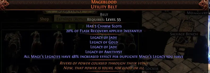 ✧・゚:*✧ Path of Exile 2 Items - Mage Blood Unique Belt ✧・゚:*✧ Final Call to Save ✧・゚:*✧