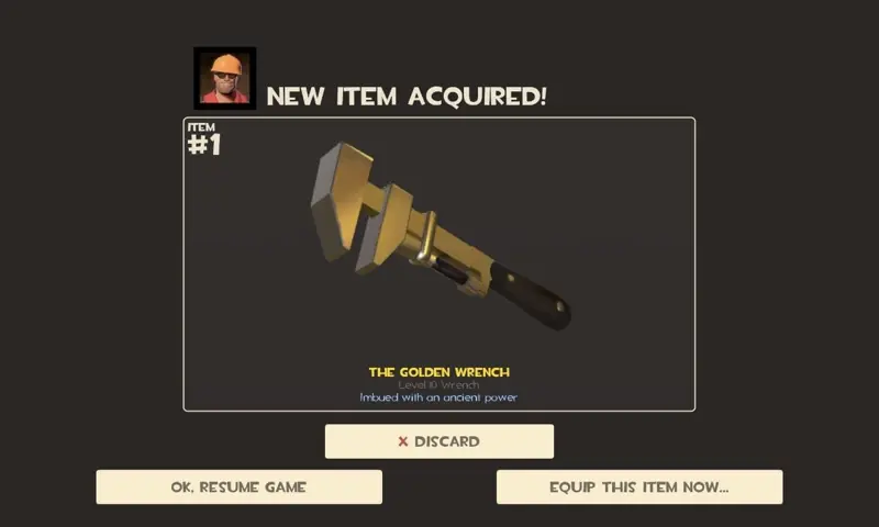 ✧･ﾟ:*✧ Team Fortress 2 Items | The Golden Wrench | Extremely Rare ✧･ﾟ:*✧ Too Good to Post Here ✧･ﾟ:*✧